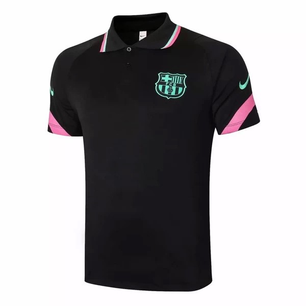 Polo Barcellona 20/21 Nero Verde Rosa